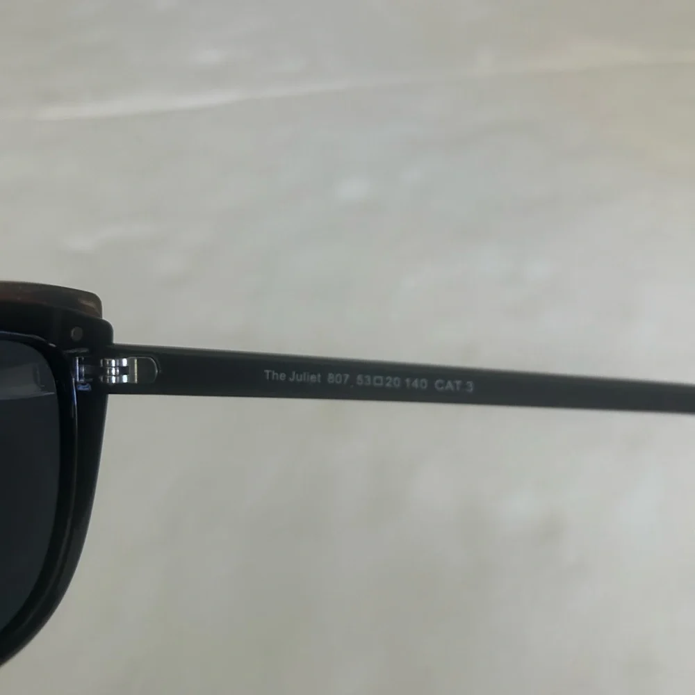 Prive Revaux Juliette sunglasses black with gold trim cat eye polarized